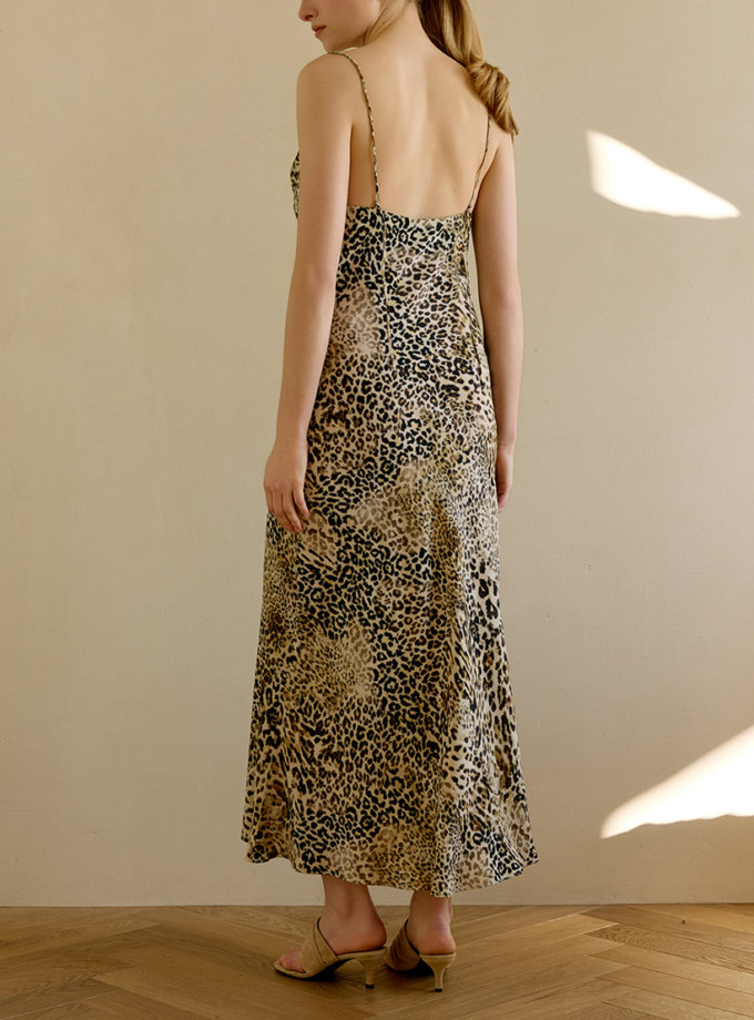 Сукня максі леопард WKMF (WKMF_259_1)