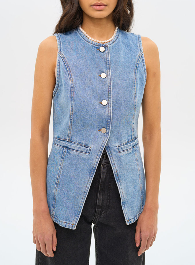 Жилет Denim MATCH DENIM (MTCH_sp25-vest-blue)