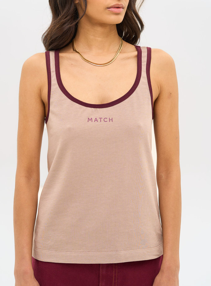 Топ  Cappuccino MATCH DENIM (MTCH_sp25-tshirt3)