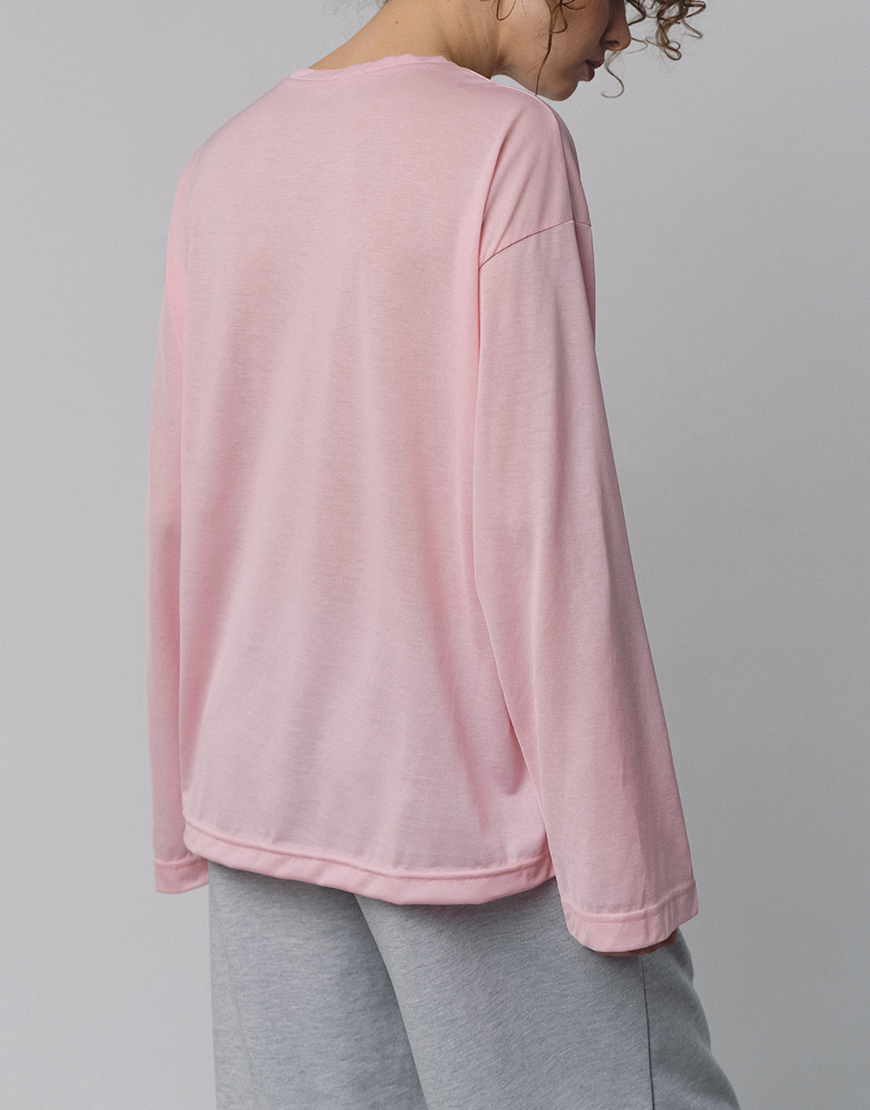 DSC08434s Лонгслів рожевий NOMA STUDIO (NOMA_42025) - фото 2