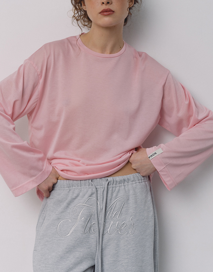 DSC08437s Лонгслів рожевий NOMA STUDIO (NOMA_42025) - фото 3