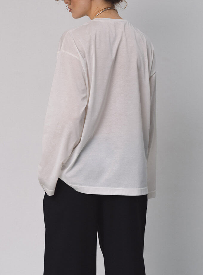 Лонгслів молочний NOMA STUDIO (NOMA_32025_W)