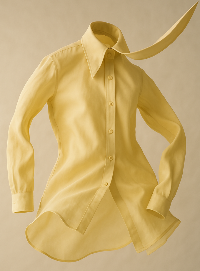 Сорочка з коміром  Louvre BÚDZIKO (BDZ_LVR-SHT-YLW-SS25)