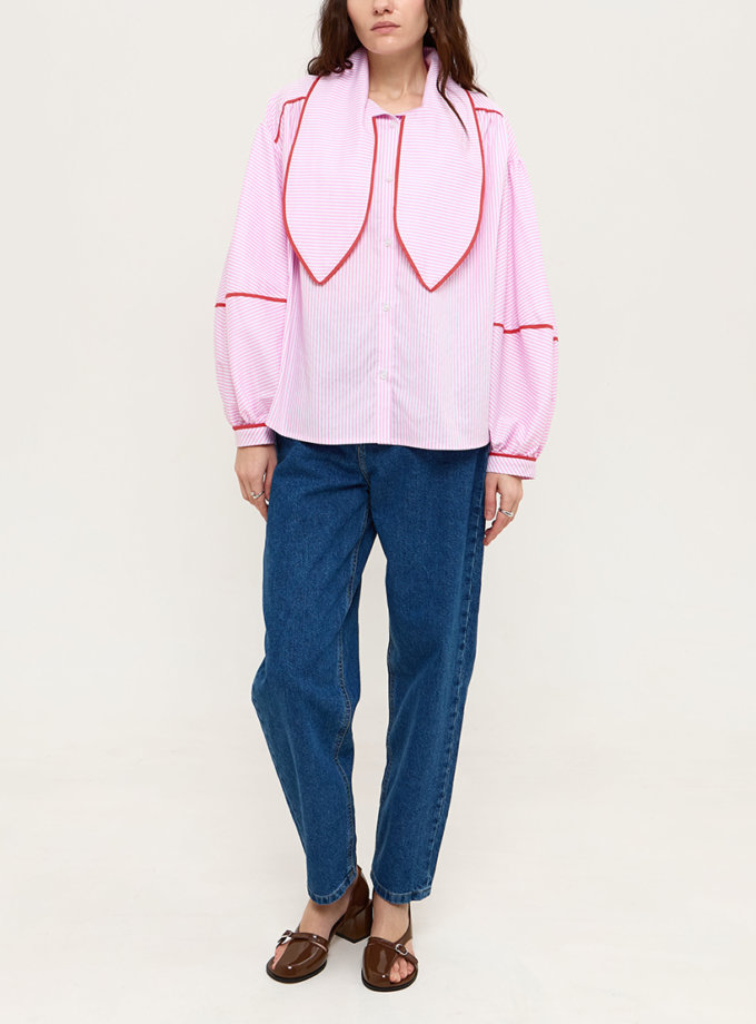 Джинси-мом синього кольору ANNA YAKOVENKO (AY_3952)