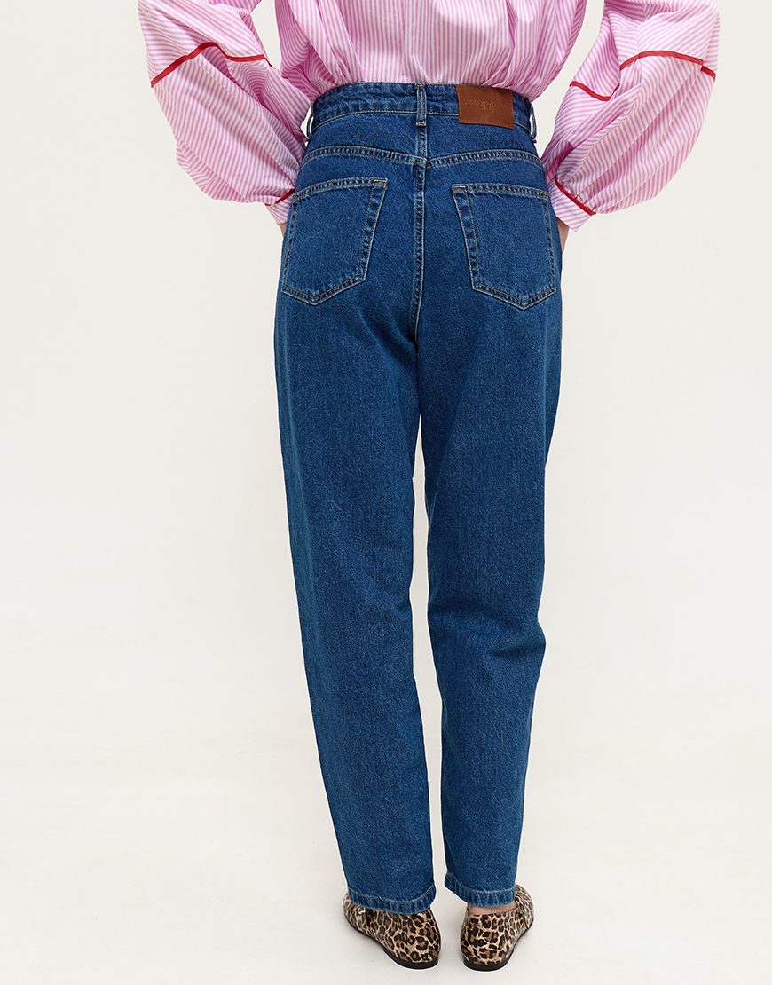 IMG_2678 Джинси-мом синього кольору ANNA YAKOVENKO (AY_3952) - фото 6