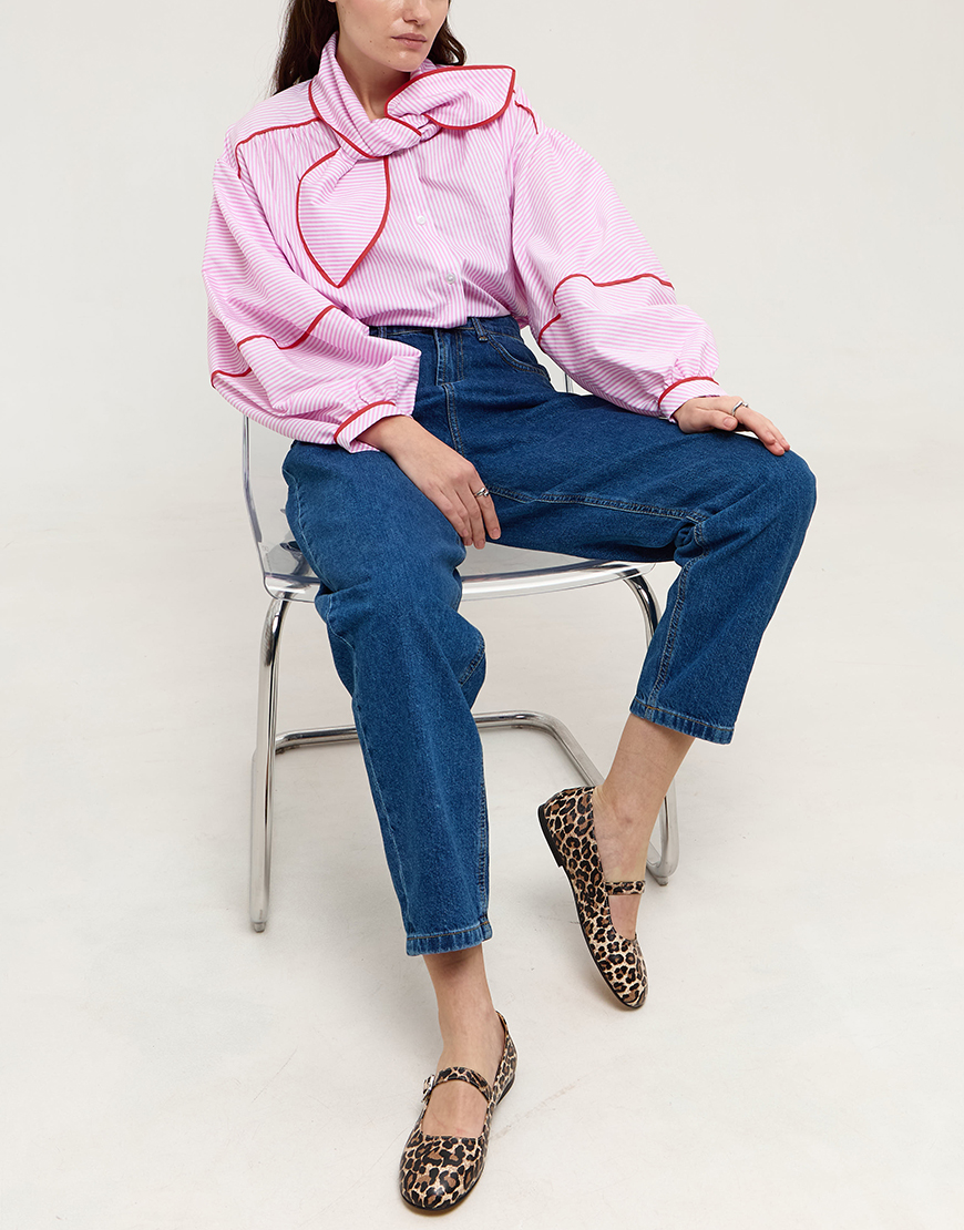 IMG_2707 Джинси-мом синього кольору ANNA YAKOVENKO (AY_3952) - фото 3