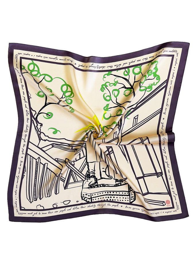 Шовкова хустка Григорій Сковорода OLIZ (OL_KS_SS011)