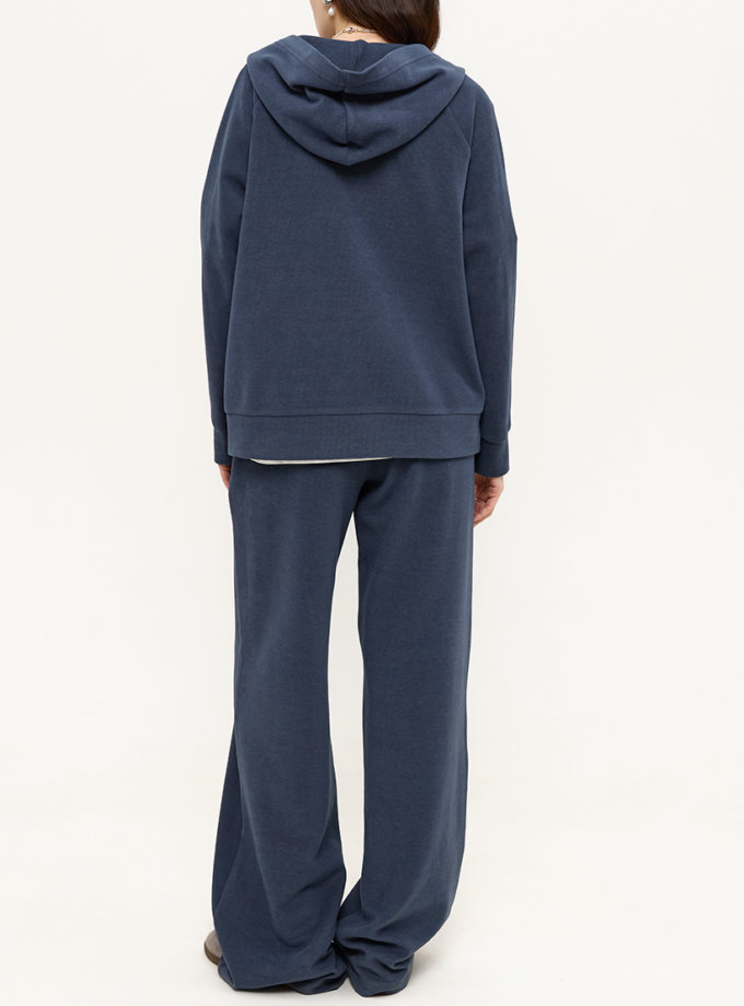 Трикотажні штані світло-синього кольору ANNA YAKOVENKO (AY_3942-1)