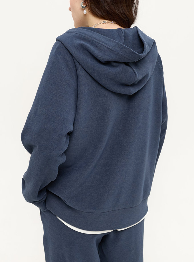 Худі світло-синього кольору ANNA YAKOVENKO (AY_3942)