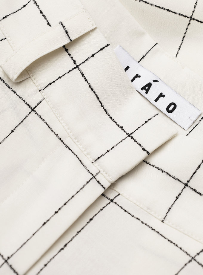 Бриджі з принтом та кишенями IRARO (IR_SS25_BM_004)