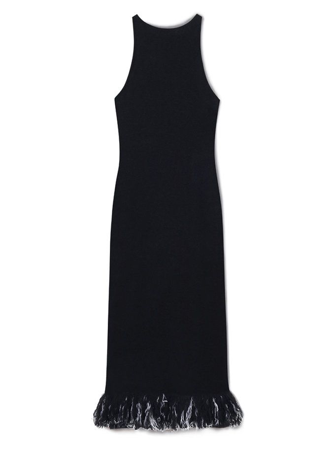 Сукня вʼязана з оборкою по низу IRARO (IR_SS25_DB_019)