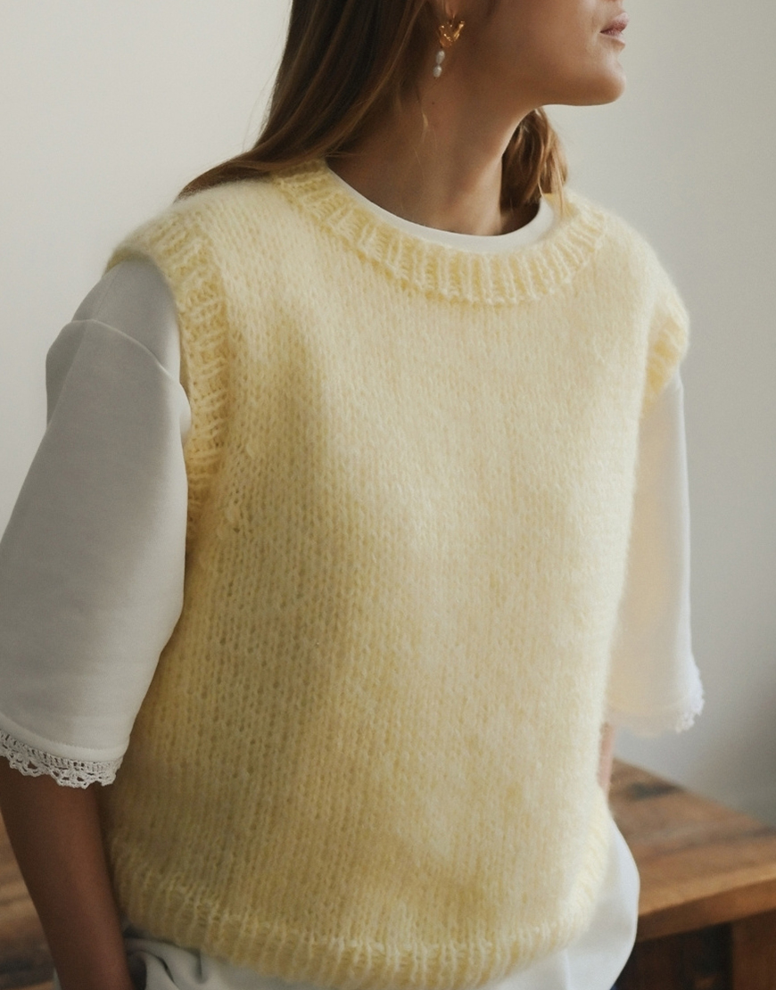 Дизайн без названия - 40 Жилетка Cloud Yellow NYNI (NN-099-011) - фото 2