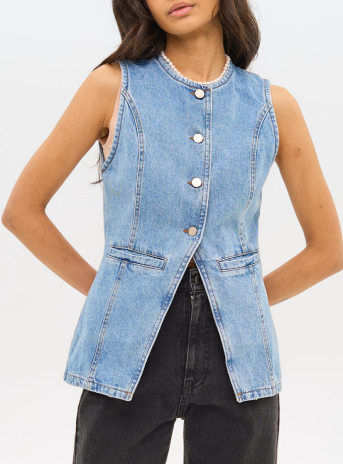 Жилет Denim MATCH DENIM (MTCH_sp25-vest-blue)