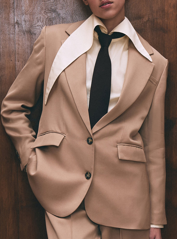 Lily однобортний піджак BÚDZIKO (LILY-BLZ-CML-SS25)