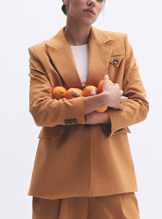 Sienna лляний піджак BÚDZIKO (BDZ_SNN-ORG-BLZ-SS25)