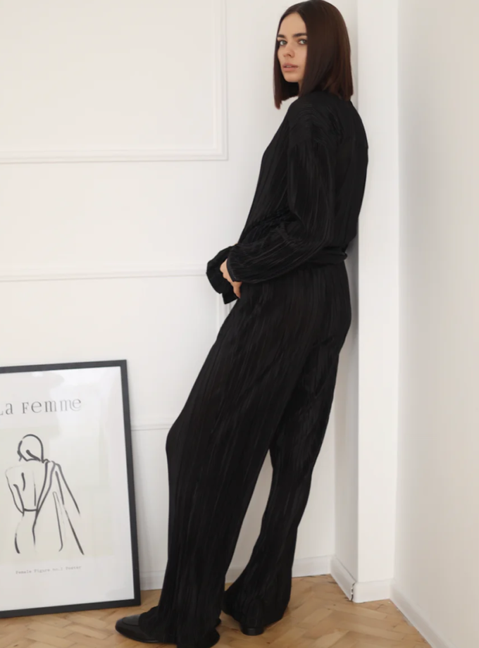 Штани Amelia чорні BÚDZIKO (BDZ_AML-BLCK-PNTS-SS22)