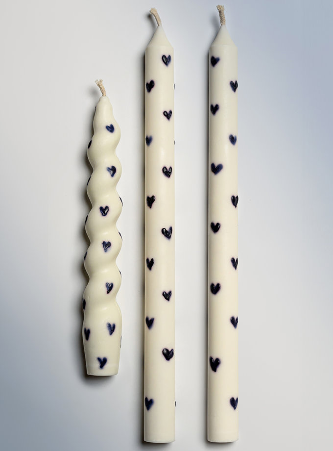 Свічки Чорне Серце FIRE RABBIT (FR_SET03_black)