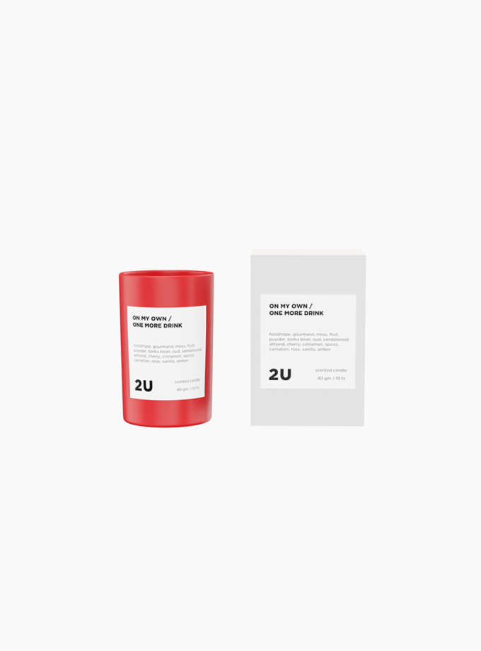 Свічка ароматична One more drink 2U (2U_basic01c)