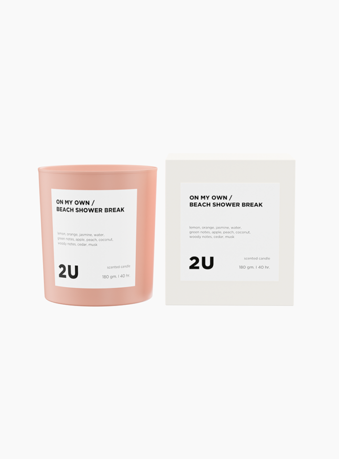 Свічка ароматична Beach shower break 2U (2U_basic04c)