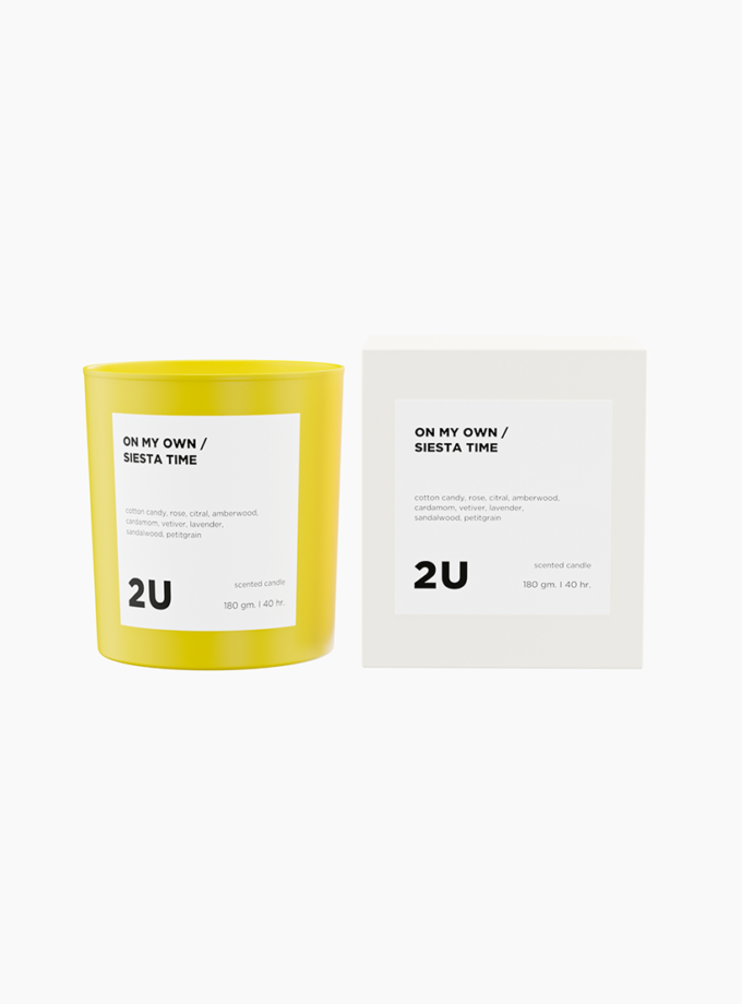 Свічка ароматична Siesta time 2U (2U_basic05c)