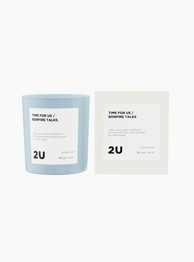 Свічка ароматична Bonfire talks 2U (2U_basic10c)