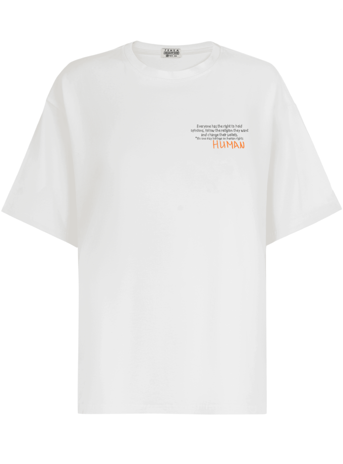 Футболка Нuman rights geometry унісекс FMK (FMK_Нuman_rights)