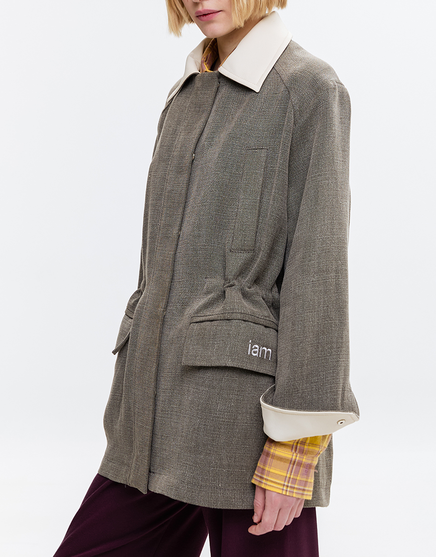 iam(13.02).11422 copy 2 Джинсова куртка City Grey IAM (IAM_CT/JCKT/GR) - фото 2