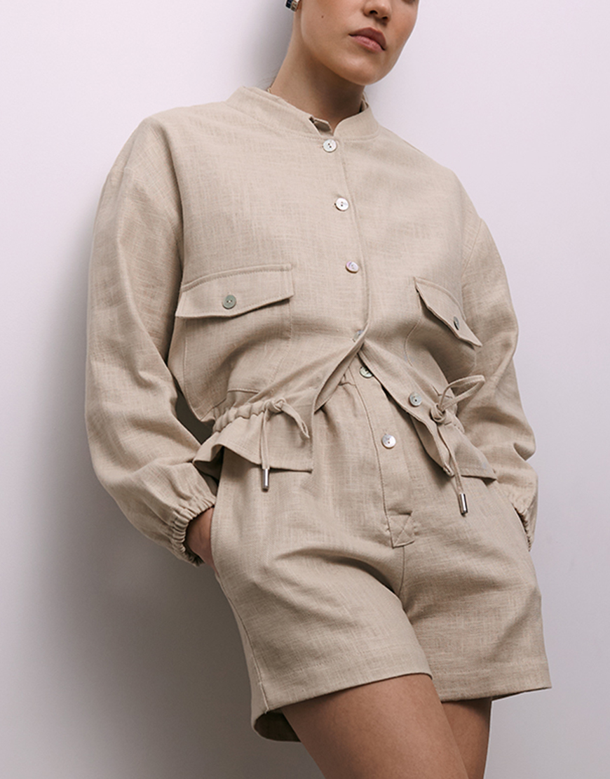 img8366web Бомбер з кропіви CHALETY (CHLT_ Tuskany_Jacket_ Beige) - фото 3