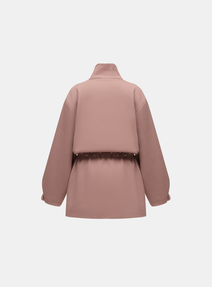 Парка вовняна Malva пудрова MARCHI (MRCH_ss25-01b)