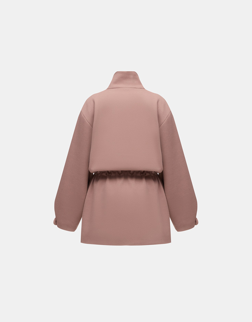 malva_p_2 Парка вовняна Malva пудрова MARCHI (MRCH_ss25-01b) - фото 2