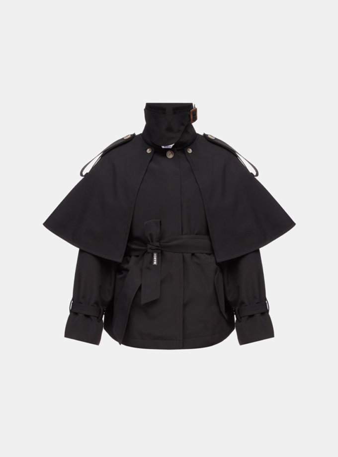 Тренч Mantle чорний MARCHI (MRCH_ss25-03bl)