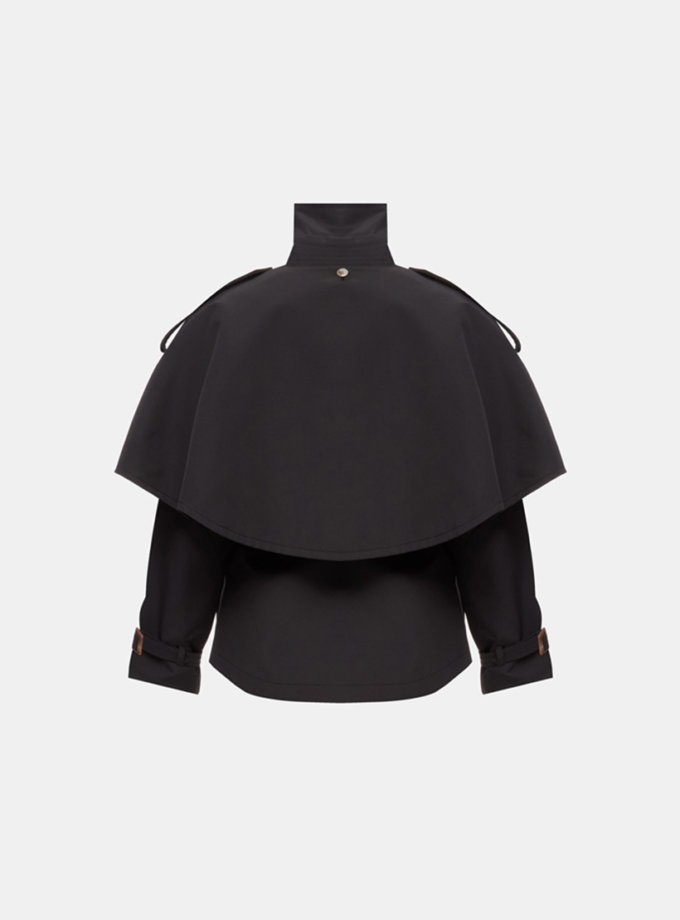 Тренч Mantle чорний MARCHI (MRCH_ss25-03bl)
