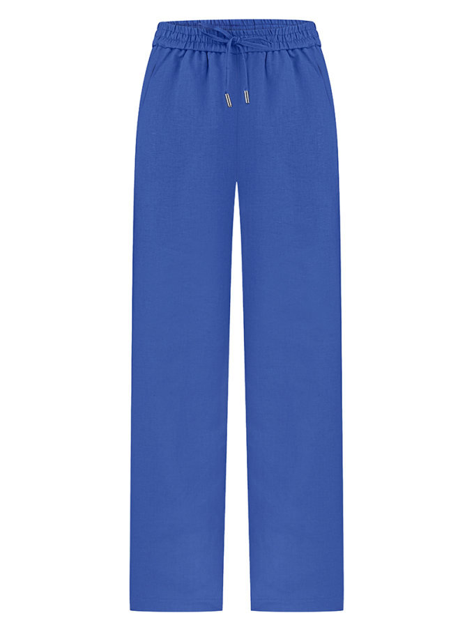 Брюки з льону сині CHALETY (CHLT_Lazio_Pants_ Blue)