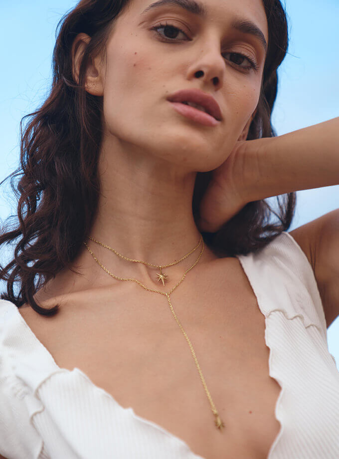 Підвіска з зірочками Timeless NI GRAMA DRAMY (NGD_acc-stars-time-gold)