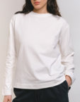 Лонгслів трикотажний молочний BALCONY GARMENT (BLCN_1441) - фото 4