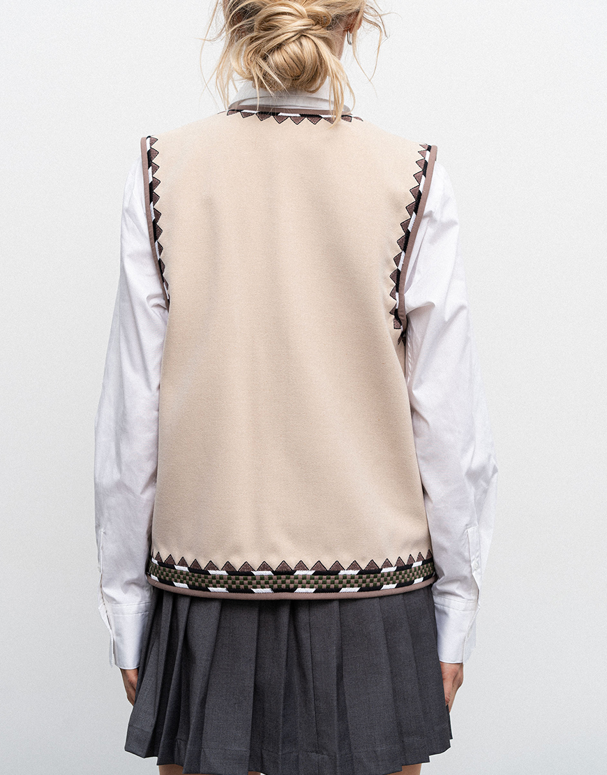 2QKlJ1d64PbtzgOUxffJFRh9JiT2RmW8RrrL3LXv Камізелька з вишивкою та аплікацією Folk ETNODIM (ETN_Folk) - фото 2