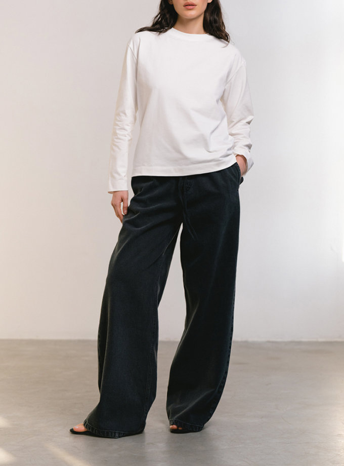 Джинси графіт на резинці BALCONY GARMENT (BLCN_1451-1)