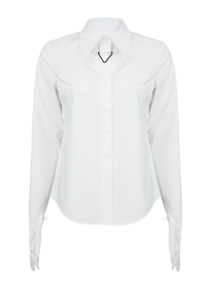 Сорочка з рукавичками білого кольору 7/11 SEVEN ELEVEN (SE_SE26Shrt_W)