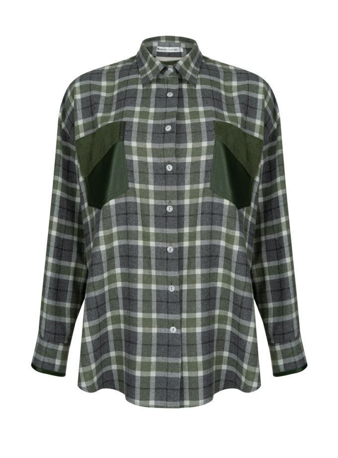 Тренч водонепроникний кольору хакі 7/11 SEVEN ELEVEN (SE_SE26Trn_Gr) - фото 13