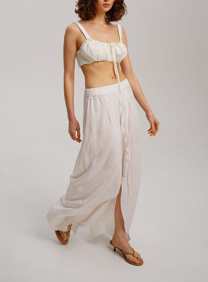 Півпрозорі широкі штани з розрізами XM BY MALINOVSKAYA (XM_30_RN9_19)