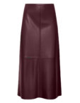 Спідниця міді A-силуету кольору бургунді 7/11 SEVEN ELEVEN (SE_SE26Sk2Md_Brg)