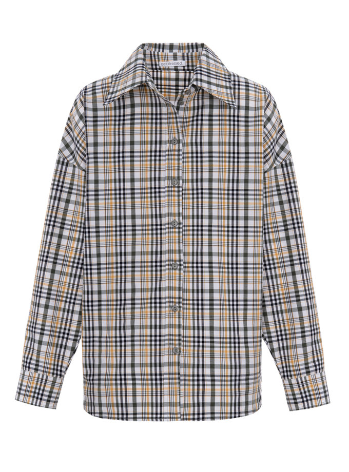 Сорочка у клітинку із бавовни GET DRESSED. (GD_SS25_81)