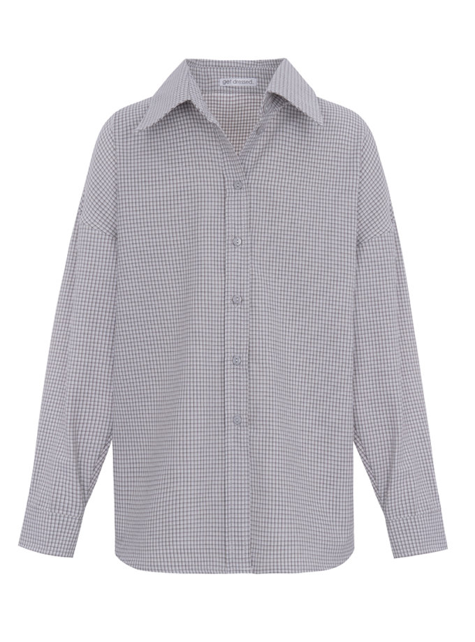 Сорочка у клітинку із бавовни GET DRESSED. (GD_SS25_82)