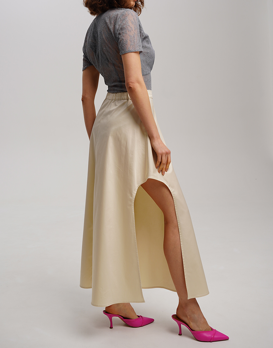 DSC06178 Спідниця кльош міді з вирізом збоку XM BY MALINOVSKAYA (XM_30_RN9_27) - фото 4