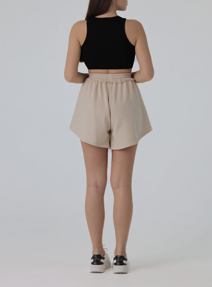 Шорти-кльош молочного кольору MAXAVI (MX_2404)