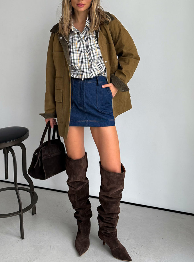 Джинсова спідниця-міні GET DRESSED. (GD_SS25_31)