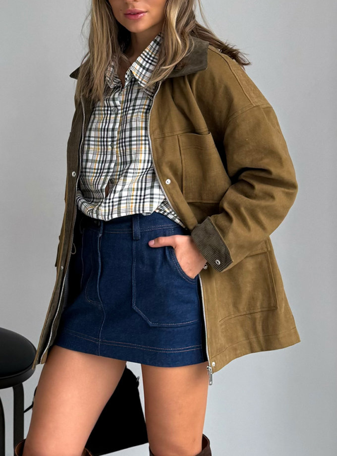 Куртка робочого на підкладі-сітці охра GET DRESSED. (GD_SS25_11)