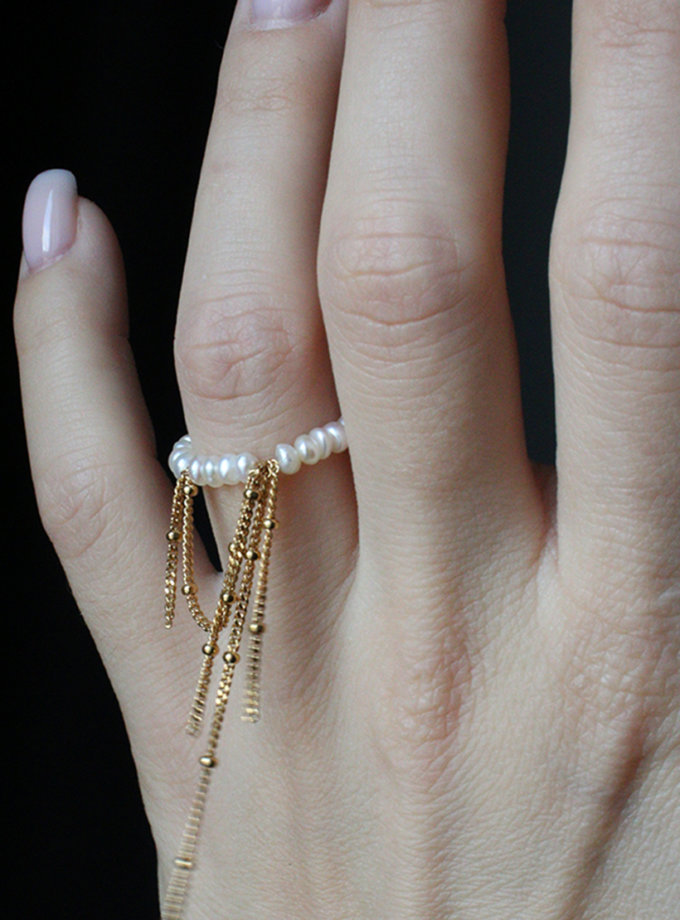 Каблучка з ланцюжками SOLAR SILVER (SLSR_SSR_011)