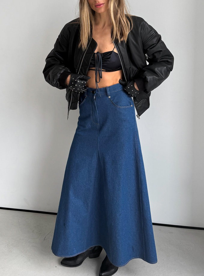 Джинсова спідниця-максі GET DRESSED. (GD_SS25_41)