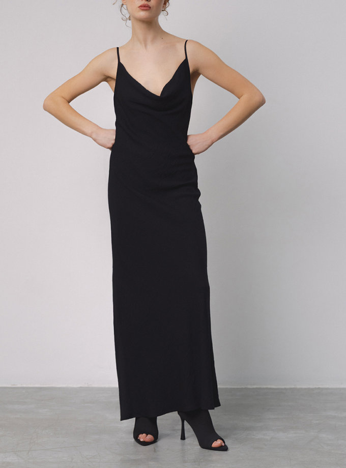 Сукня Комбінація чорна NOMA STUDIO (NOMA_182025)